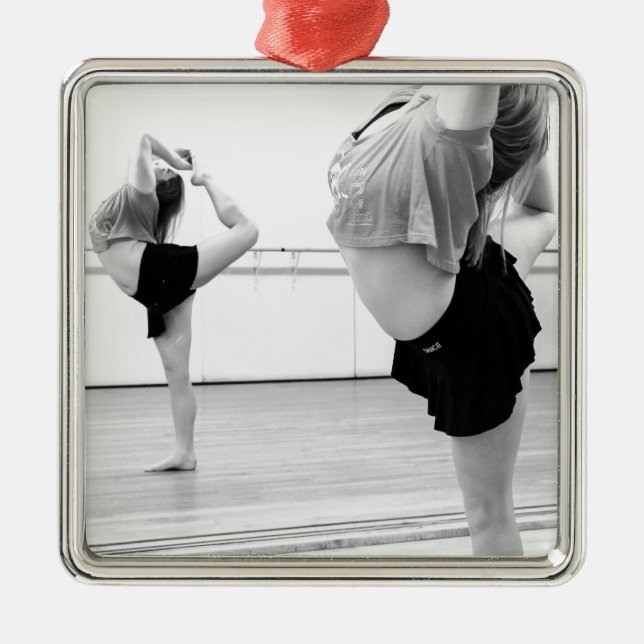 dance girl metal tree decoration (Front)