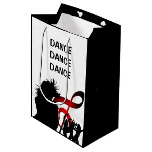 Dance Girl Modern Custom Medium Gift Bag