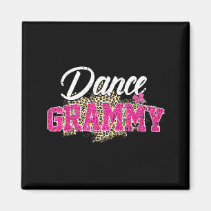 Dance grammy leopard funny dancing grammy mother's magnet