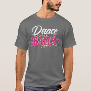 Dance Grammy Leopard Funny Dancing Grammy Mothers  T-Shirt