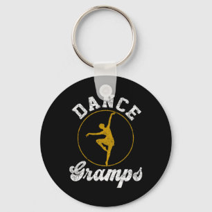 Dance Gramps Dance Lover Fathers Day Key Ring