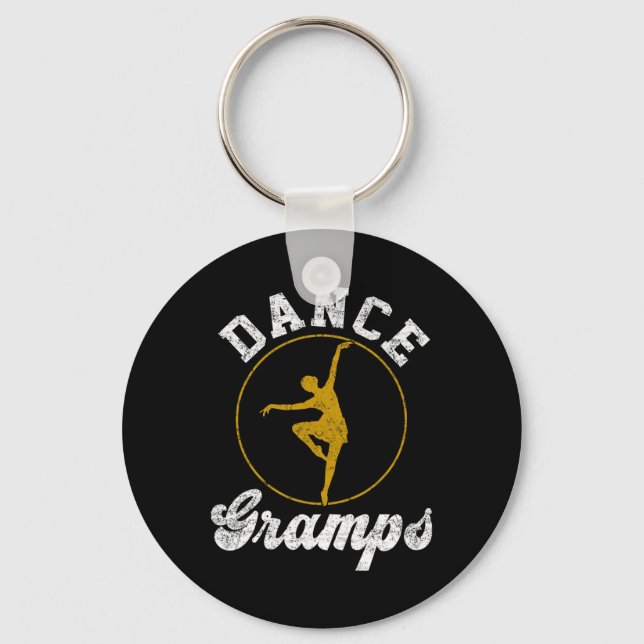 Dance Gramps Dance Lover Fathers Day  Key Ring (Front)