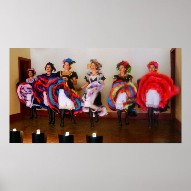 Dance Hall Girls in Old West Poster (Front)