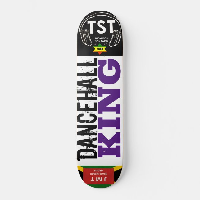 DANCE HALL KING Skateboard (Front)