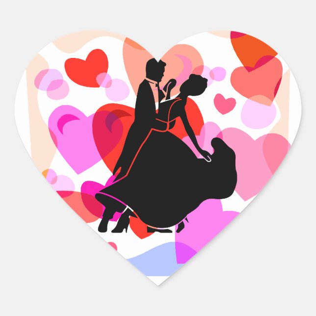 Dance Heart Sticker (Front)