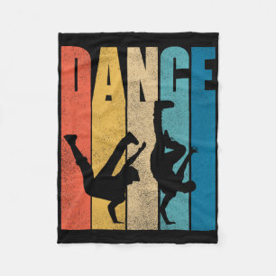 Dance Hip Hop Dancing Hiphop Dancer Breakdance Bre Fleece Blanket