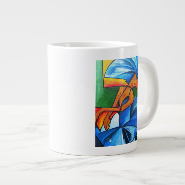 Dance in blue 2008 large coffee mug (Front Right)
