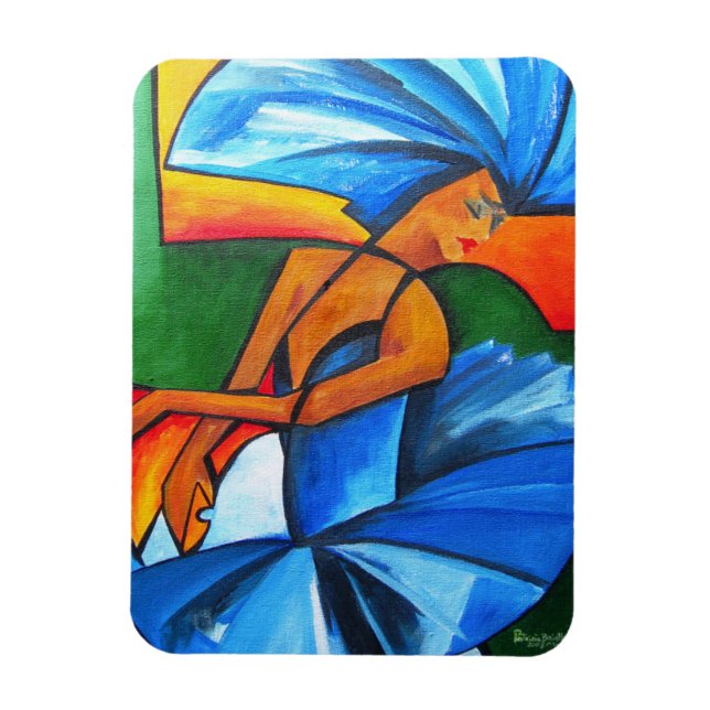 Dance in blue 2008 magnet (Vertical)