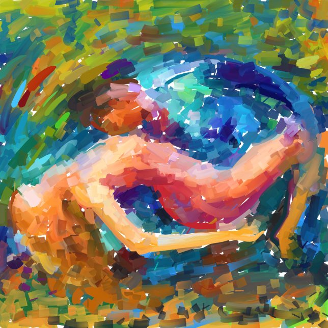 dance in passion colourful abstract painting T-Shirt (Creator Uploaded)