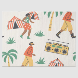 Dance in summer tissue paper