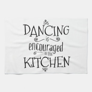 Dance in the kitchen - towel