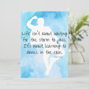 Dance in the Rain Card Graduate Vivian Greene