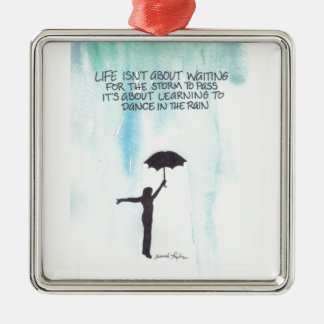 Dance In The Rain Metal Tree Decoration