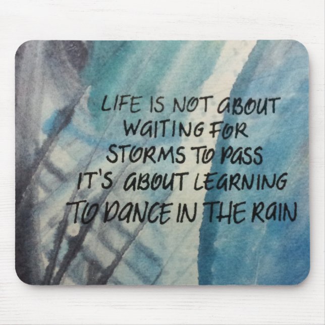 Dance in the Rain Mousepad (Front)