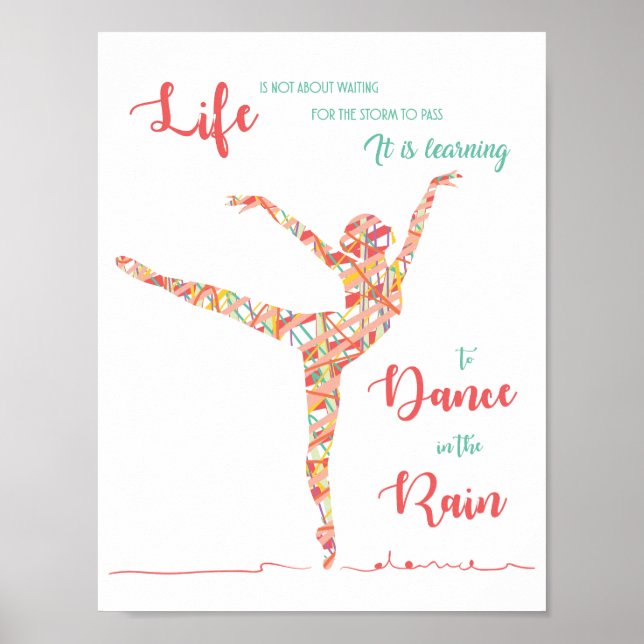 Dance in the rain Poster (Front)