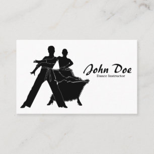 Dance Instructor Ballroom Salsa Business Card
