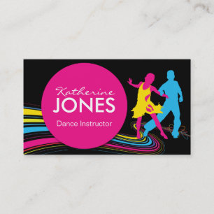 Dance Instructor Business Car Business Card