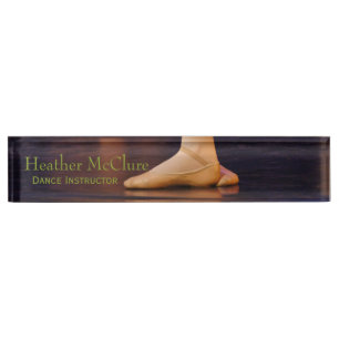 Dance Instructor Desk Nameplate