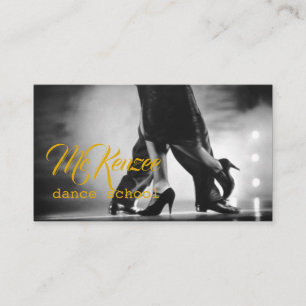 Dance, Instructor, Studio Lessons Business Card