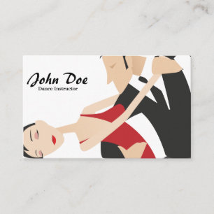 Dance Instructor Tango Business Card