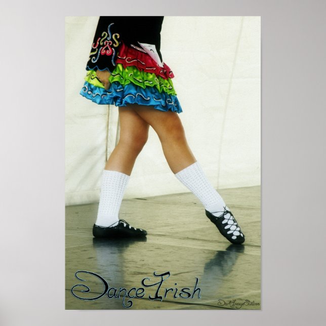 Dance Irish (blue) Print (Front)