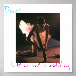 Dance is life poster