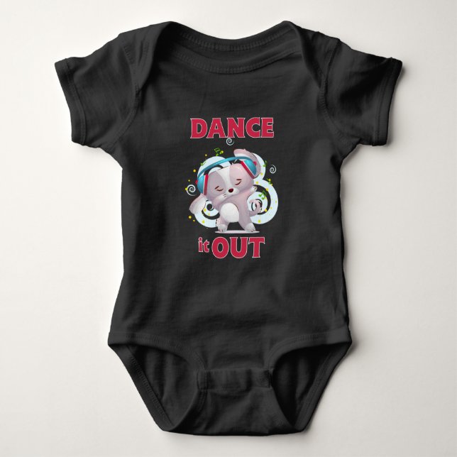 Dance It Out  Baby Bodysuit (Front)