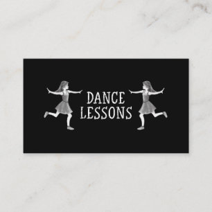 Dance Lessons Dancing Instructor Classes Teacher Business Card