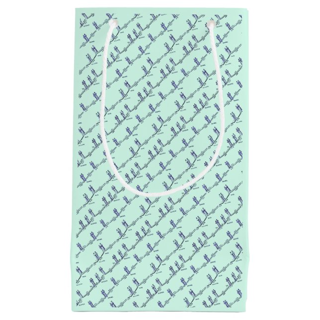 Dance Lessons Gift Bag (Green) (Front)