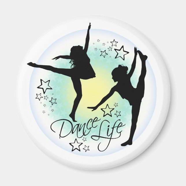Dance Life, Dancer's Refrigerator Magnet (Front)