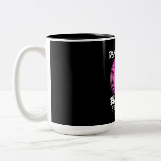 Dance Like A Butterfly Two-Tone Coffee Mug (Left)