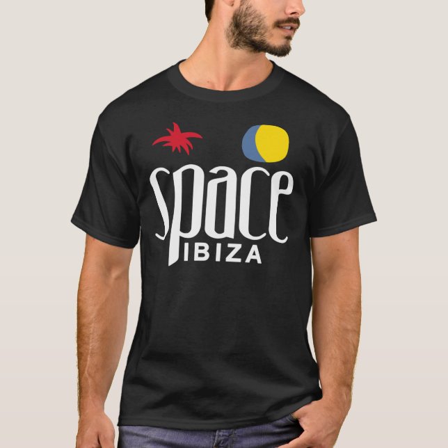 Dance Like In Space Ibiza Club Black - Spain Essen T-Shirt (Front)