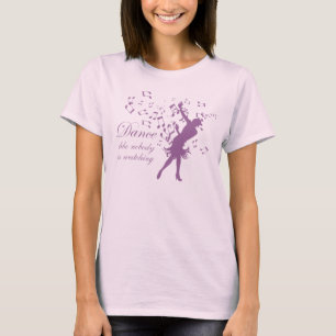 Dance like nobody is watching womens organic shirt