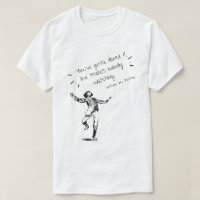 "Dance Like There's Nobody Watching" Funny T-Shirt