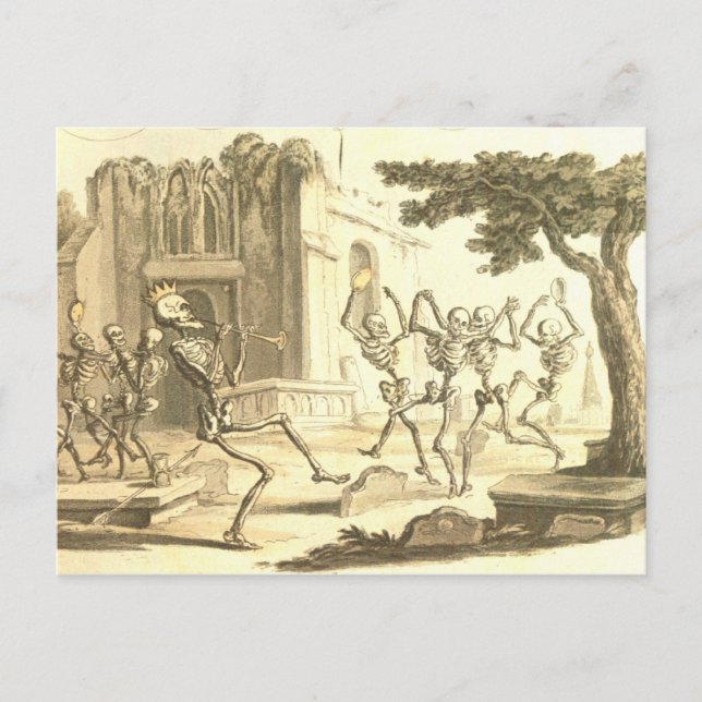 Dance Macabre Momento Mori Postcard (Front)