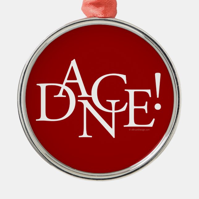 Dance! Metal Tree Decoration (Front)