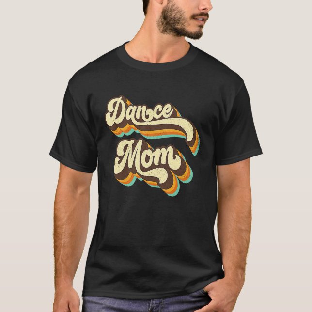 Dance Mom Retro 70s 60s Disco Dance Party Womens C T-Shirt (Front)
