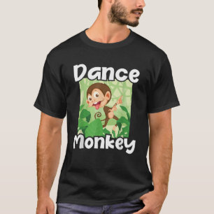 Dance Monkey Disco Monkeys Primate Jungle Zoo Anim T-Shirt