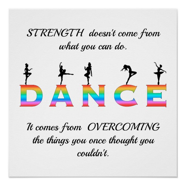 Dance, multi-colored poster (Front)