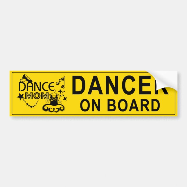 Dance Mum Bumper Sticker (Front)
