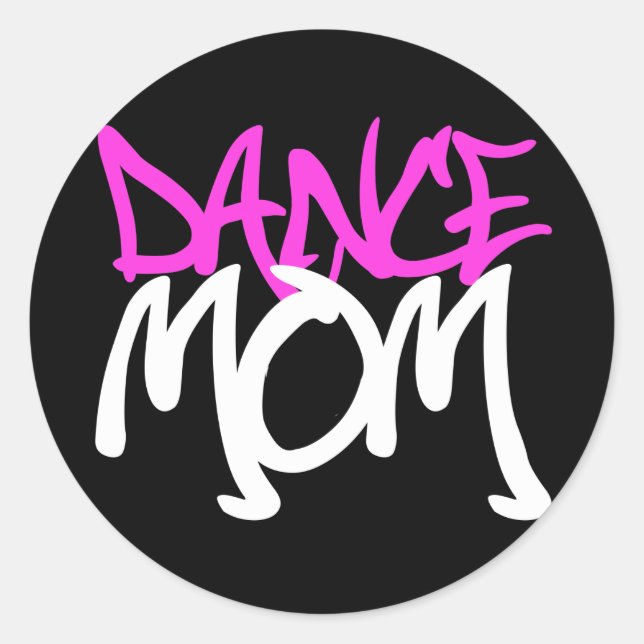 Dance Mum Classic Round Sticker (Front)