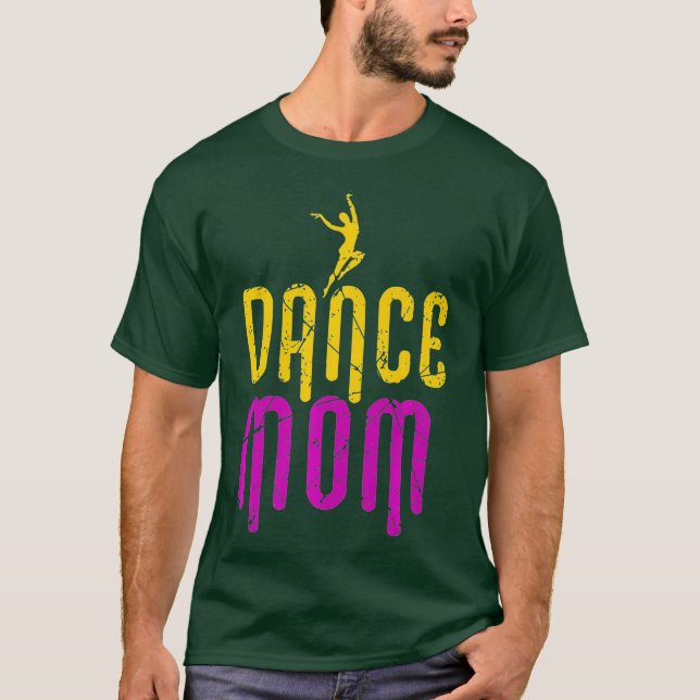 Dance Mum Dancing Mummy Mother Disco Premium T-Shirt (Front)