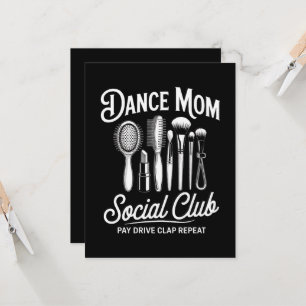Dance Mum Social Club Mummy Invitation