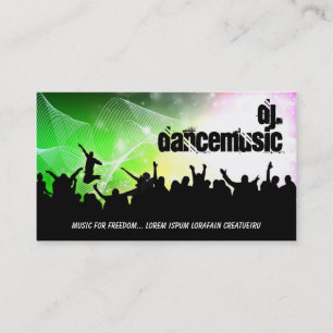 dance music business card