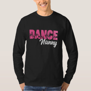 Dance Nanny Of A Dancer Nanny Dancing Leopard Moth T-Shirt