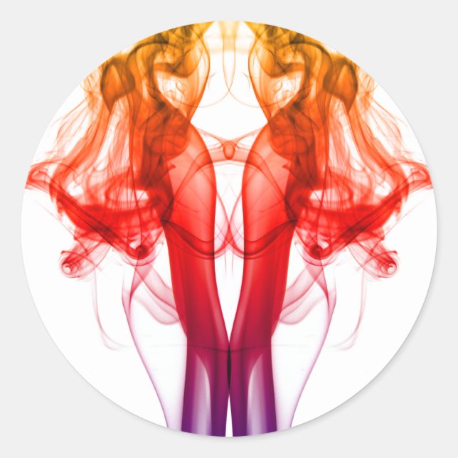 Dance of colour - Smoke Sticker (Front)