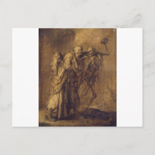 Dance of Death by Adriaen van de Venne Postcard