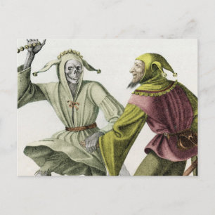 Dance of Death - The Fool Postcard