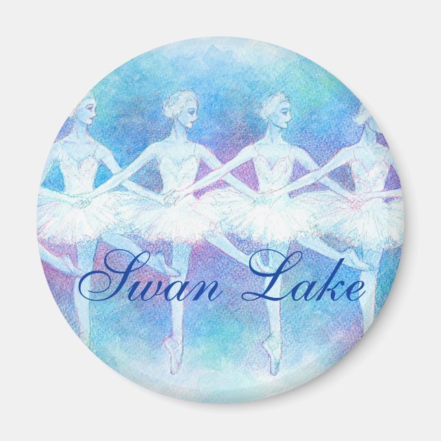 Dance of the Baby Swans Magnet (Front)