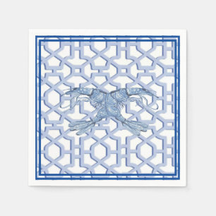 Dance of the Blue Shrimp  Paper Plate Napkin